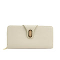 Women's Premium Long Zip Wallet – Elegant Leather Look Clutch Purse