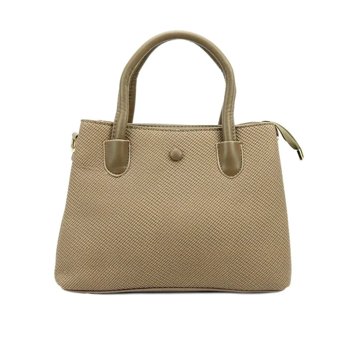Women's Textured Handbag – Elegant Top Handle Purse